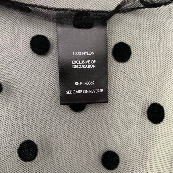 NEW Torrid Black Flocked Mesh Button Front Tiered Duster Kimono cardigan - Picture 9 of 12